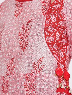 printed a-line kurta - 17838116 - Standard Image - 4