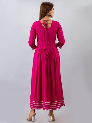 solid flared kurta - 17838122 - Standard Image - 3