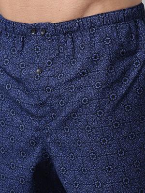 navy blue printed boxer - 17838182 - Standard Image - 5