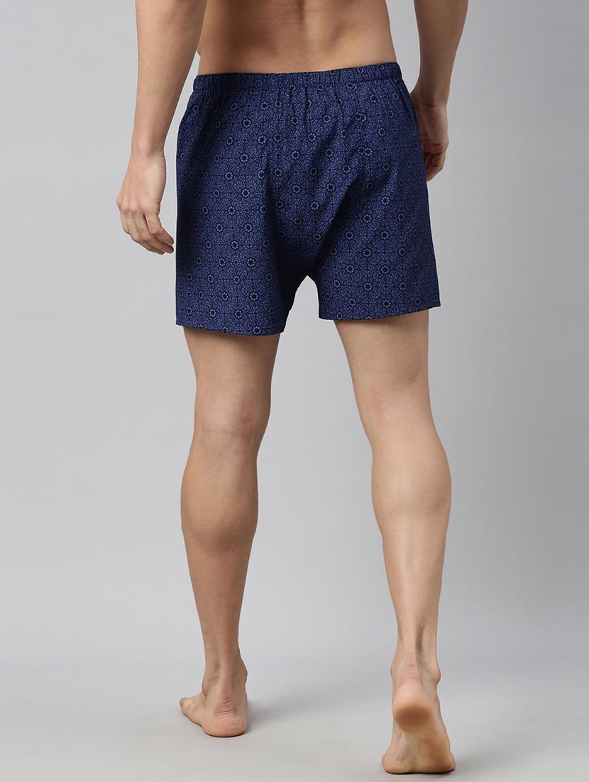 navy blue printed boxer - 17838182 - Zoom Image - 3