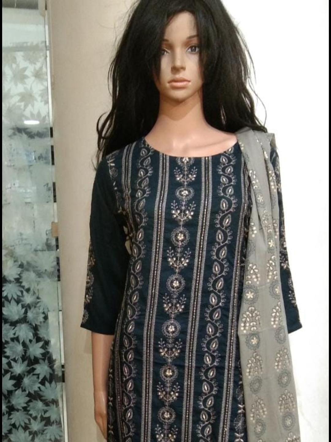 kurti set cotton - 17838194 - Zoom Image - 1