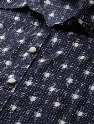 self design straight kurta - 17839024 - Standard Image - 4