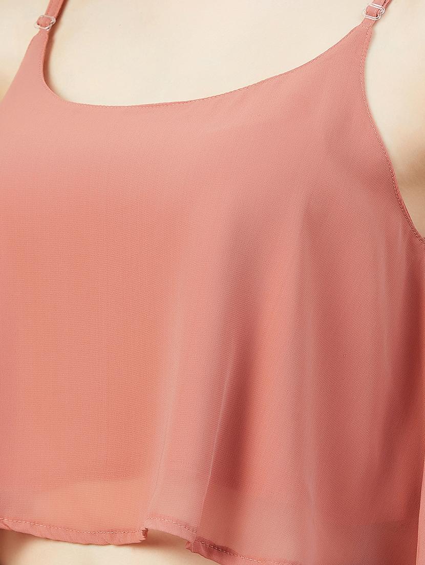 cami neck solid crop top - 17839143 - Zoom Image - 5