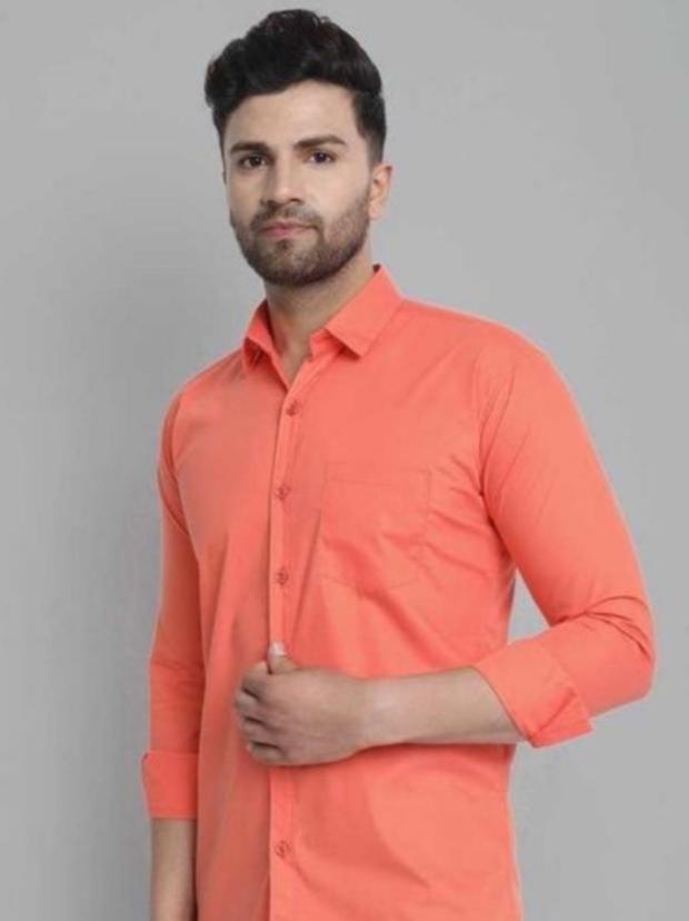 blue cotton shirt - 17839219 - Zoom Image - 2