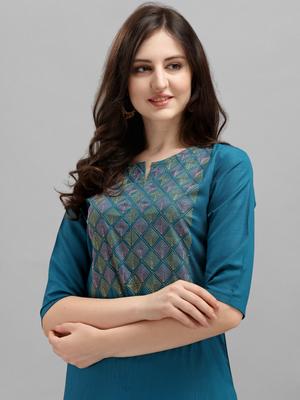 embroidered kurti with pants care instructions - 17839243 - Standard Image - 2