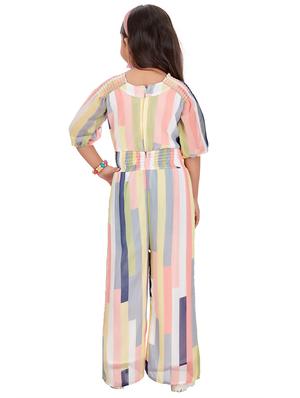 multi colored striped jumpsuit - 17839314 - Standard Image - 3
