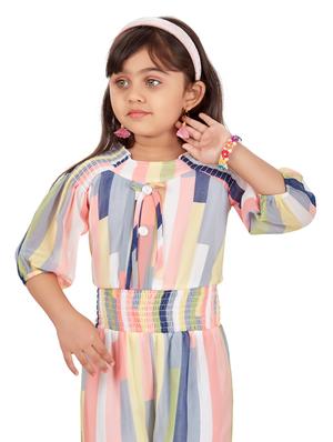 multi colored striped jumpsuit - 17839314 - Standard Image - 4