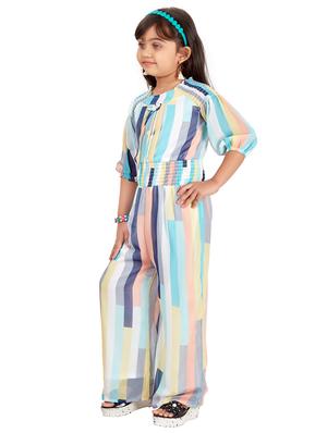 multi colored striped jumpsuit - 17839316 - Standard Image - 2