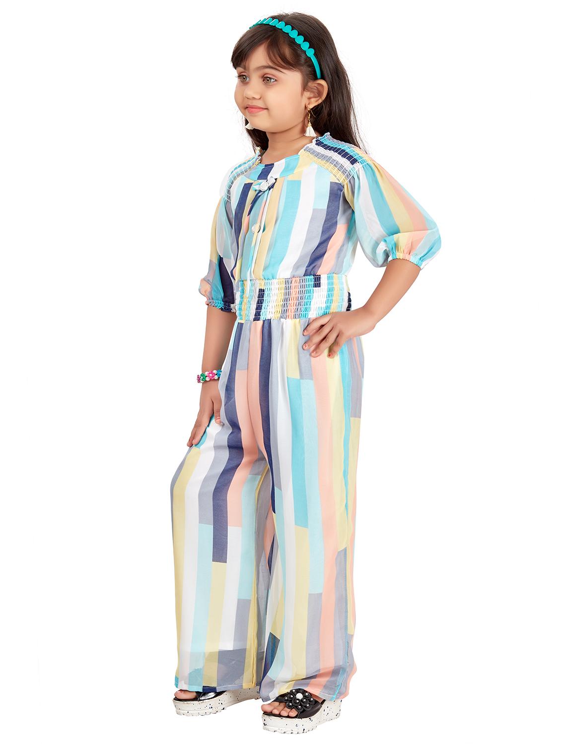 multi colored striped jumpsuit - 17839316 - Zoom Image - 2
