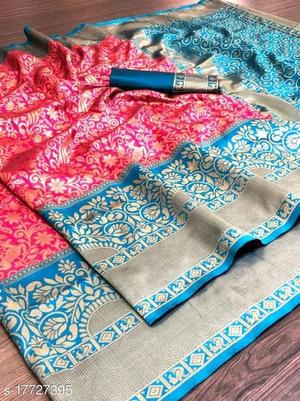 pink and blue color kanjeevaram silk - 17839440 - Standard Image - 7
