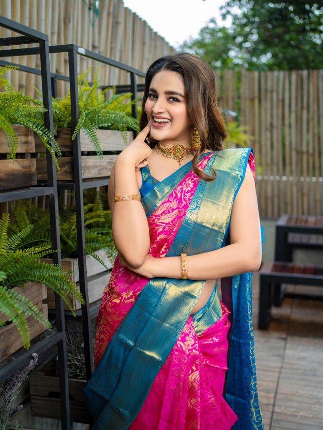 pink and blue color kanjeevaram silk - 17839440 - Zoom Image - 4
