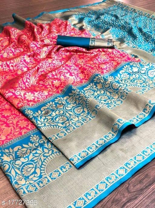 pink and blue color kanjeevaram silk - 17839440 - Zoom Image - 7
