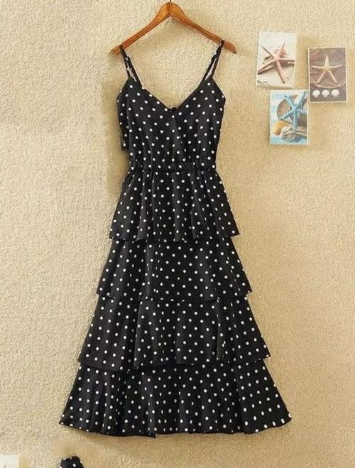 black crepe dress - 17839451 - Standard Image - 1
