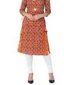 women's cotton straight plain kurtis - 17839532 - Standard Image - 2
