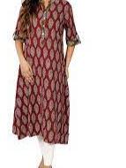 women's cotton straight plain kurtis - 17839540 - Zoom Image - 2
