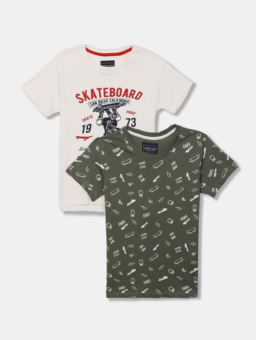set of 2 printed t-shirts - 17839592 - Standard Image - 1