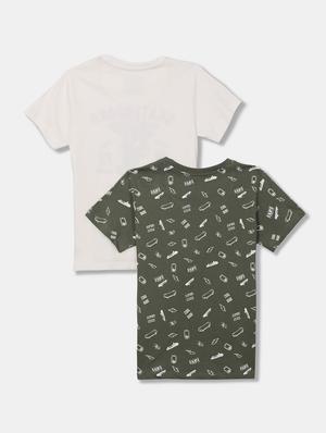 set of 2 printed t-shirts - 17839592 - Standard Image - 2