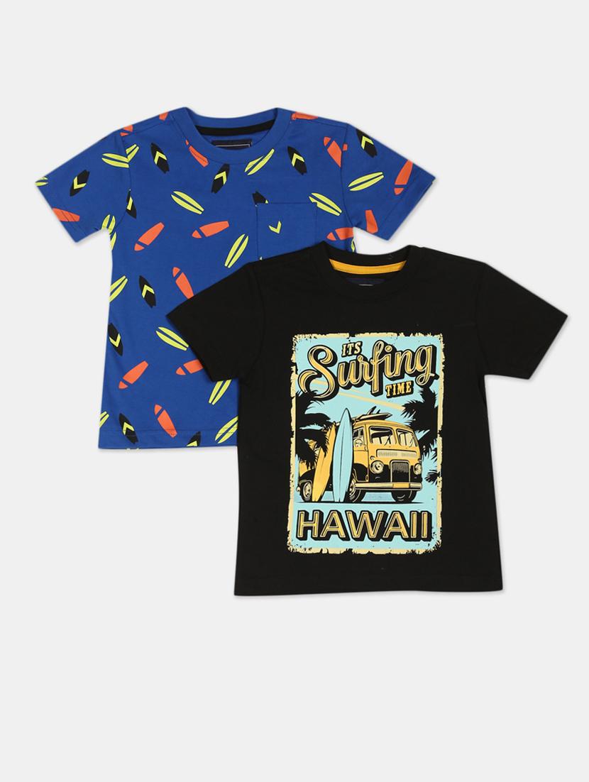 set of 2 printed t-shirts - 17839618 - Zoom Image - 1