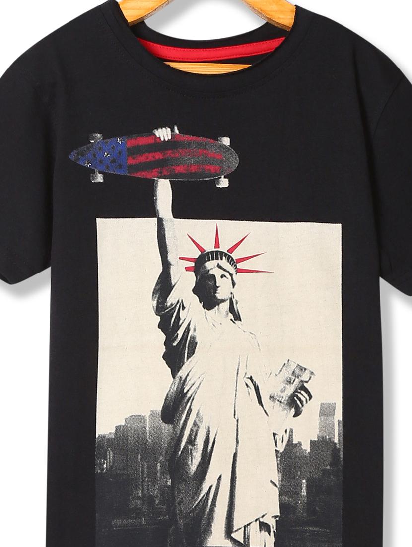 round neck graphic t-shirt - 17839700 - Zoom Image - 3