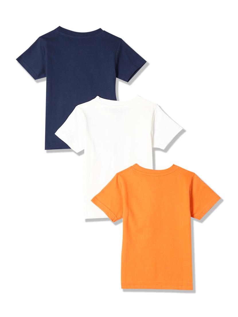 set of 3 round neck printed t-shirt - 17839760 - Zoom Image - 2