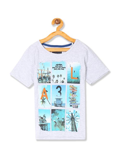 round neck printed t-shirt - 17839814 - Standard Image - 1