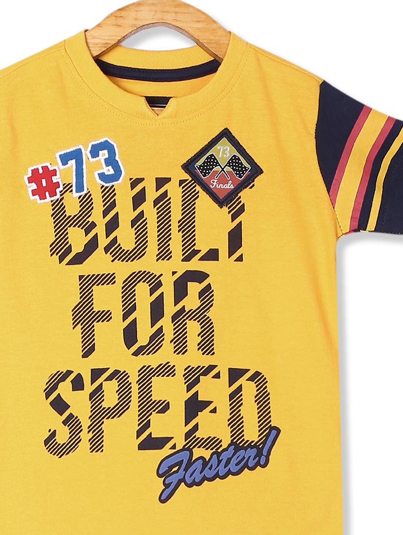 round neck printed t-shirt - 17839862 - Zoom Image - 3
