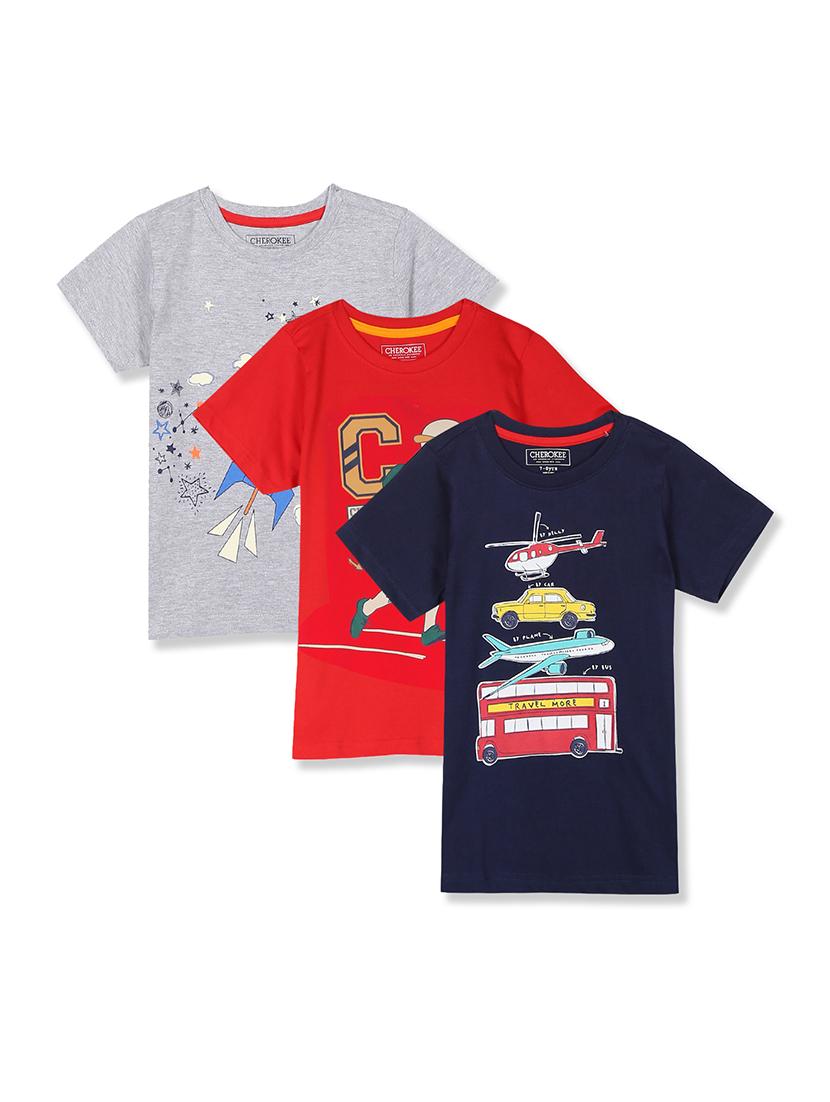 set of 3 graphic t-shirt - 17839975 - Zoom Image - 1