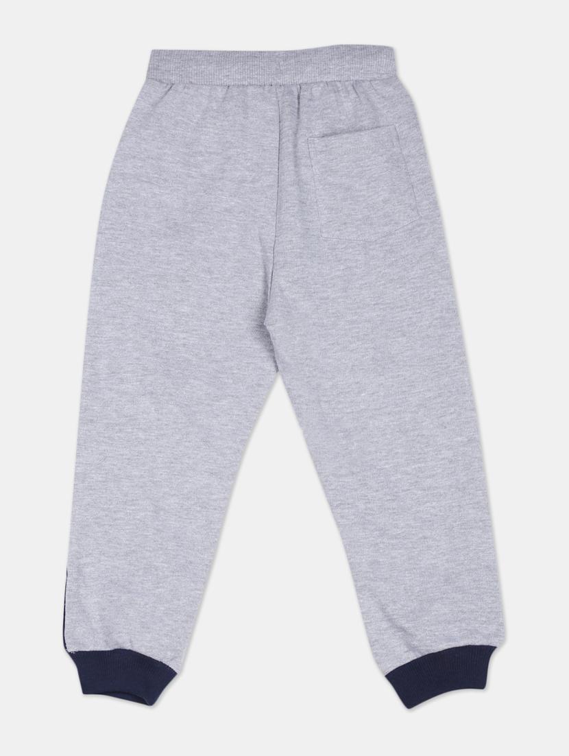 grey color block joggers trouser - 17840115 - Zoom Image - 2