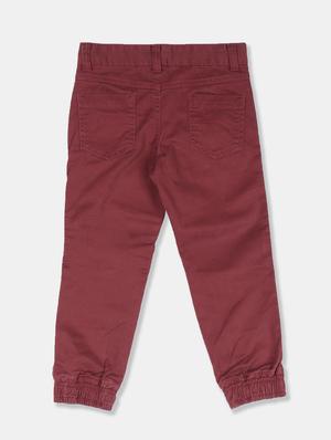 red solid chinos trouser - 17840276 - Standard Image - 2