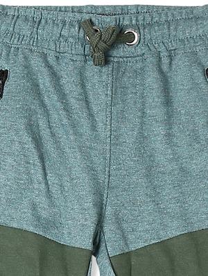 green color block joggers trouser - 17840438 - Standard Image - 3