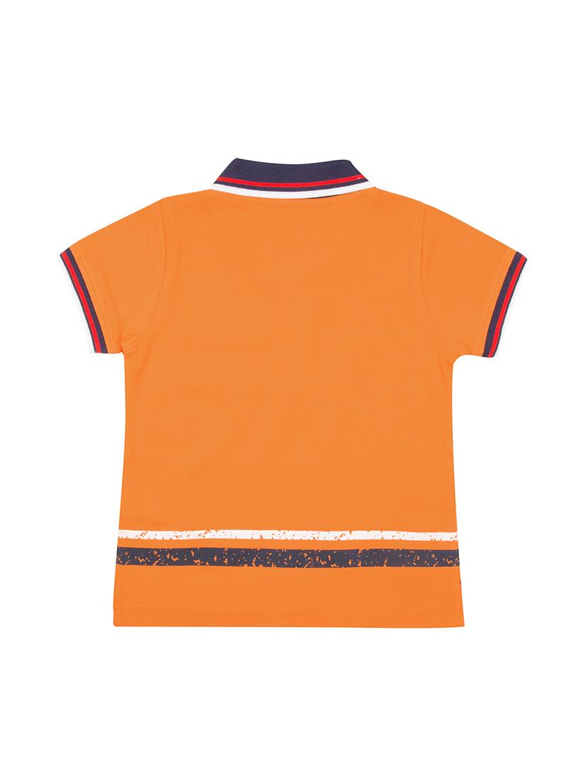 orange printed t-shirt - 17840458 - Zoom Image - 2