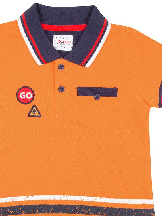 orange printed t-shirt - 17840458 - Zoom Image - 3