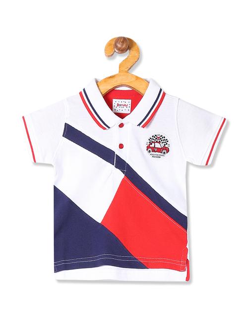 white printed t-shirt - 17840474 - Standard Image - 1