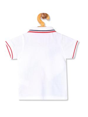 white printed t-shirt - 17840474 - Standard Image - 2