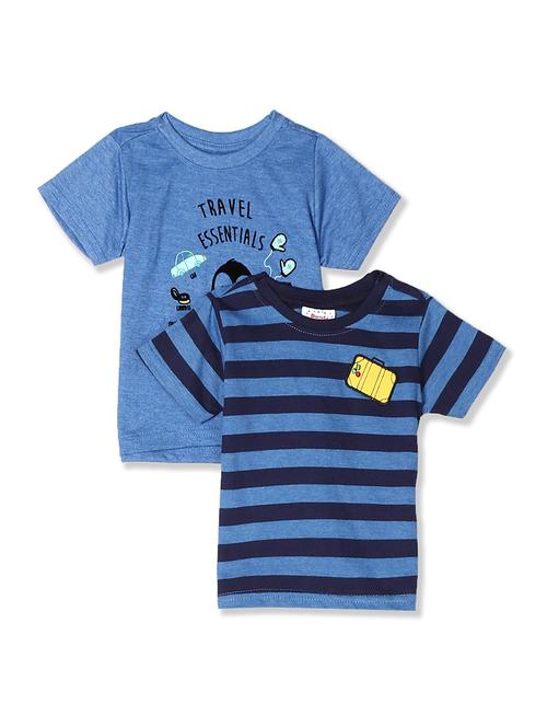 set of 2 printed t-shirts - 17840498 - Standard Image - 1