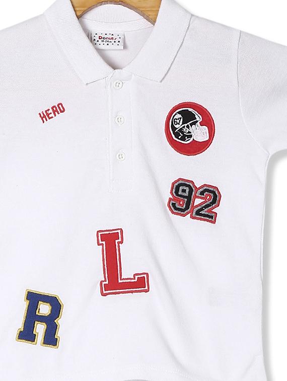 white solid t-shirt - 17840501 - Zoom Image - 3