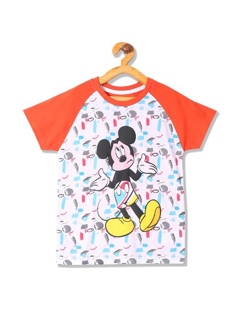 orange printed t-shirt - 17840572 - Very Small Image - 1