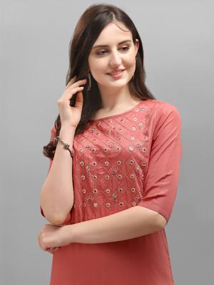 women's embroidered kurta with pants care - 17840801 - Standard Image - 2