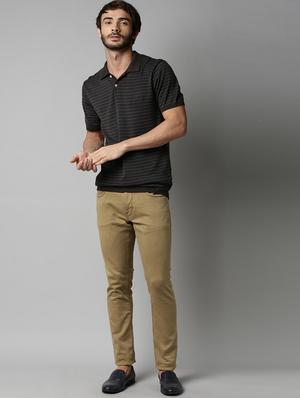 beige plain denim jeans - 17840920 - Standard Image - 4