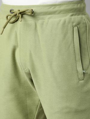 green solid bermuda shorts - 17841021 - Standard Image - 6