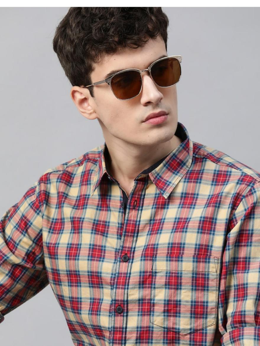 multi colored cotton casual shirt - 17841154 - Zoom Image - 1