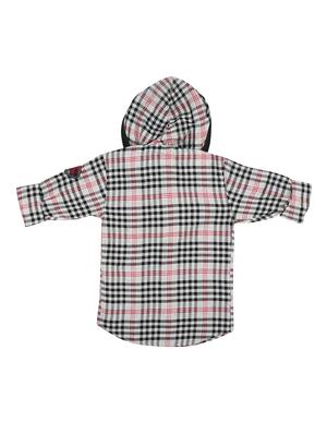 grey checkered shirt with t-shirt - 17841221 - Standard Image - 3