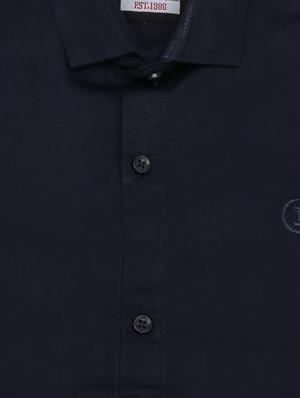 black solid shirt - 17841241 - Standard Image - 3