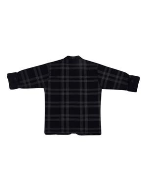 black checkered shirt with t-shirt - 17841282 - Standard Image - 3