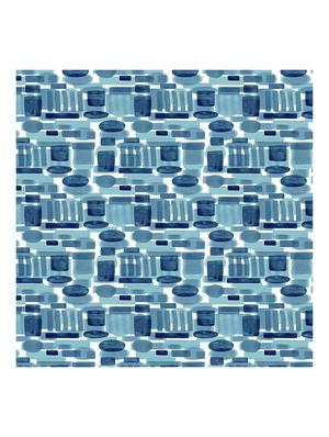 blue cotton bedsheet - 17841303 - Standard Image - 4