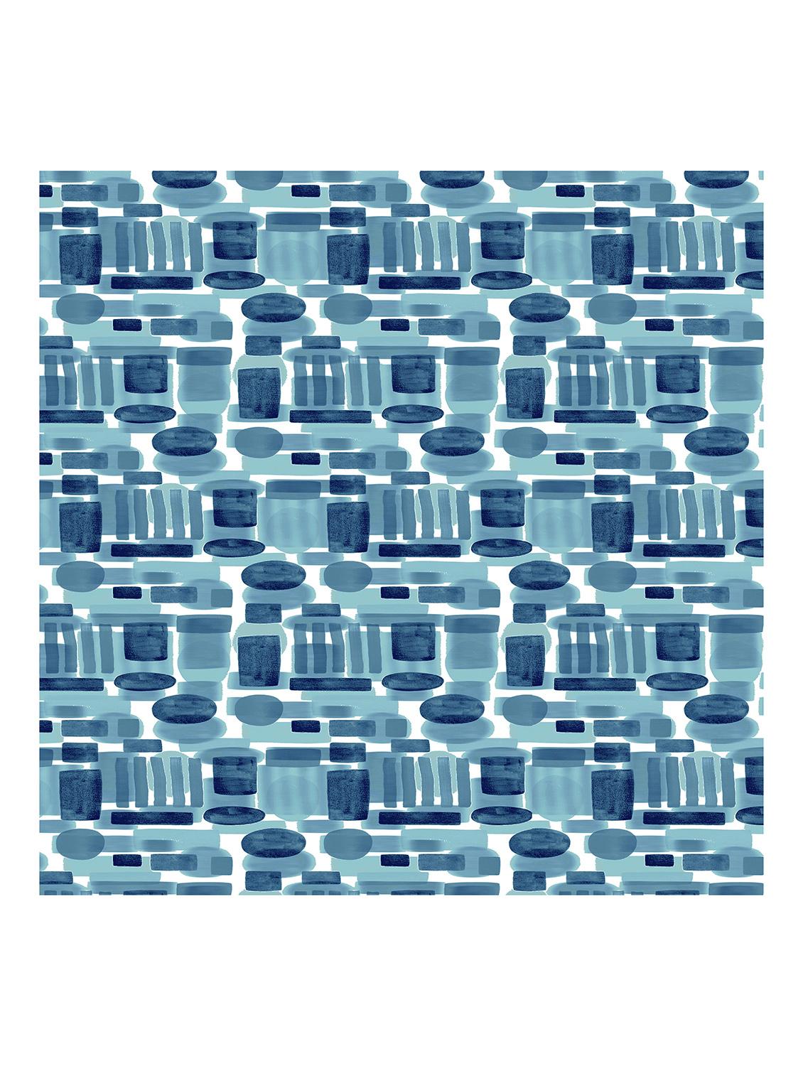 blue cotton bedsheet - 17841303 - Zoom Image - 4