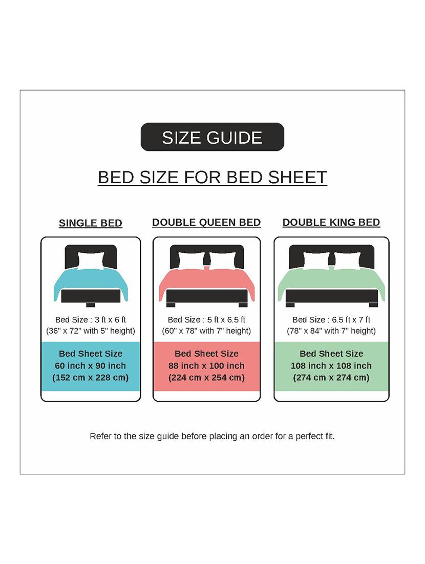 blue cotton bedsheet - 17841303 - Zoom Image - 5