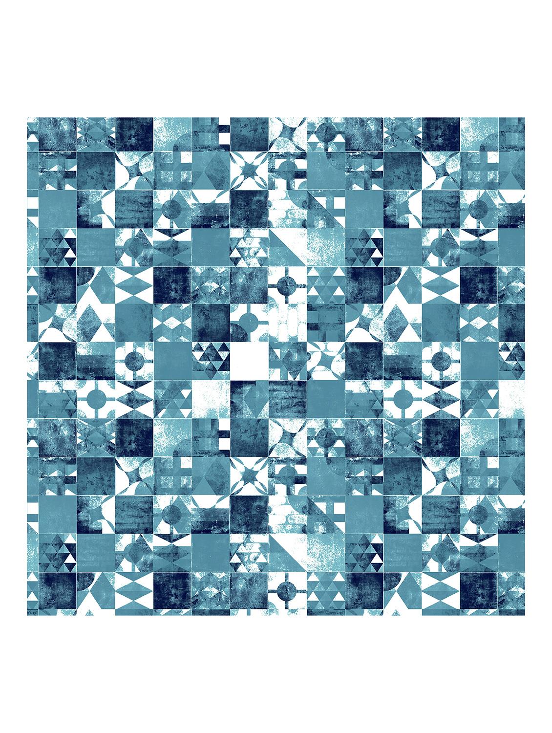 blue cotton bedsheet - 17841306 - Zoom Image - 4