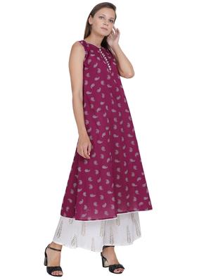 printed kurta palazzo set - 17841391 - Standard Image - 2