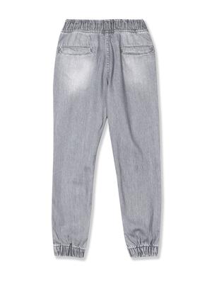 grey cotton blend washed jeans - 17841658 - Standard Image - 2